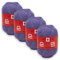 타조 순면 30수 구정뜨개실 4p, 124 퍼플