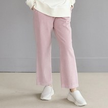 비나인 여성용 칼럼 골덴 밴딩팬츠