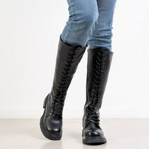 여성 레이스업 워커롱부츠 89235