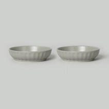 쓰임 마일드 매트 찬기 소, 그레이, 2개