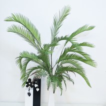 마쉬매리골드 조화 소철 가지 5잎 106cm, 그린