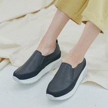데이프릴 민드 여성 스티치 슬립온 블랙