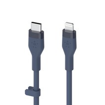 벨킨 플렉스 USB C-라이트닝 아이폰 고속 충전 케이블 CAA009bt1M, 1m, 블루
