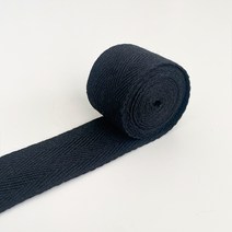 순면 웨빙끈 30mm x 900cm, 블랙, 10개
