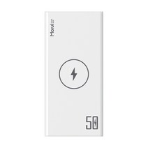 모루이 고속 무선 충전 PD 보조배터리 50000mAh 멀티단자, WP501, 화이트