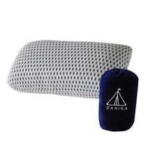 다니카 포터블 롤업 메모리폼 캠핑베개 CP-100, 라이트 그레이, 1개