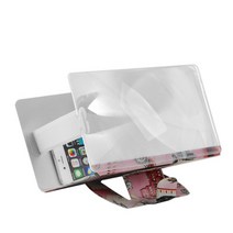 Coms 휴대폰 화면 확대경 돋보기 IB465, 혼합색상, 1개