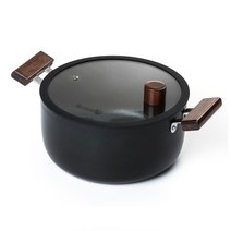 실버스타 IH 우드 양수 냄비, 24cm, 혼합색상