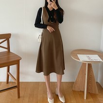 로미스토리 여성용 리본타이 비스코스 니트