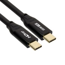 에이치디탑 USB 3.1 C타입 GEN2 썬더볼트 고속 충전 케이블 PD, 1.5m, 검은색   골드