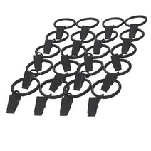 썬데코 25mm용 메탈 집게링 35mm, 블랙, 20개