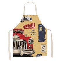 빈테리어 트레블 캠핑 드로잉 앞치마 S, TYPE 10, 1개