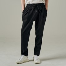 하이후 남성용 퍼티그 린넨 스판 밴딩 팬츠