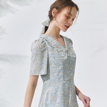 DEBB Chiffon Floral Pattern 원피스 DEAMA4020M
