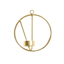 올나인 우아한 벽걸이 촛대 D, 골드