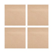베이직 점착메모지, 크라프트 무지, 4개