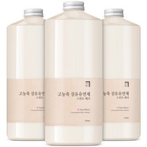 살림백서 고농축 퍼퓸 섬유유연제 스위트 베리 본품, 3개, 1000ml