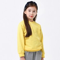 키즈레시피 아동용 무지 맨투맨