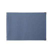 가죽 6공 A4 다이어리 커버 + 라인속지, 딥블루