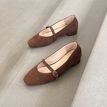 슈가펀 여성용 로지 스웨이드 메리제인슈즈 2.5cm