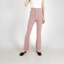 더간지 여성용 슬림 부츠컷 베이직 슬랙스