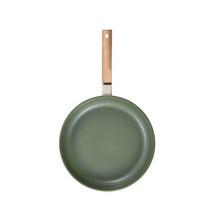 로이첸 IH 눌어붙지 않는 건강한 세라믹팬 그린 후라이팬, 1개, 28 cm