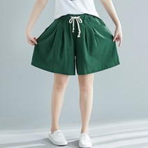 유니제이 여성용 로버츠 밴딩 반바지