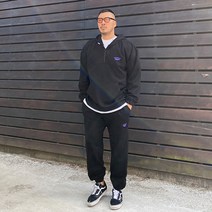 파이브라지 빅사이즈 오버핏 쭈리 비기닝 나염 후드 조거 트레이닝 세트