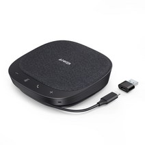 앤커 워크 S330 파워 컨퍼런스 콜 유선 스피커폰 A3308, 블랙