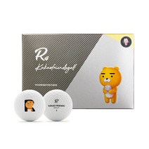 카카오프렌즈 골프 R4 더 라이언 4피스 12p, 화이트, 1세트, 12개