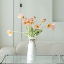 하루의공간 조화 프리미엄 양귀비 5p, 코랄