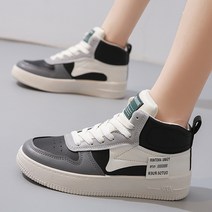 뮤베아 여성용 스코프어스 콤비 하이탑 스니커즈 WS539