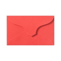 투영디자인 심플 미니 명함봉투, 레드, 100개