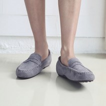 릴렉티브 여성용 데일리 심플 스웨이드 로퍼