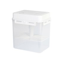 창신리빙 스마트 누름독 화이트, 1개, 12L