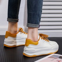 뮤베아 여성용 스코프어스 라운드 투톤 스니커즈 WS1102