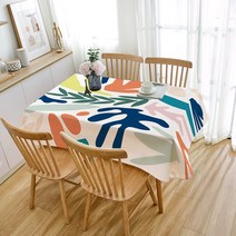 페어링 북유럽풍 모란디컬러 린넨 식탁보, ZB305, 2인용(100 x 140 cm)
