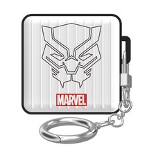 마블 라인 아머 캐리어 갤럭시 버즈2 프로/버즈2/버즈 라이브 공용 케이스, 블랙팬서