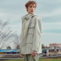 마인드브릿지 넥변형 후드탈착하프 점퍼 MVJP2155