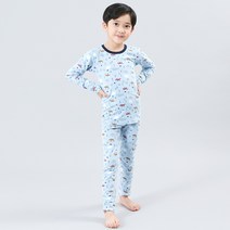 아동용 겨울숲 면스판 실내복