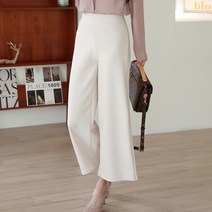 헤이진 여성용 왕밴딩 와이드 스판 통바지