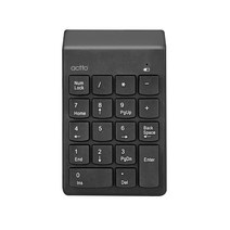 엑토 비동기식 USB 노트북 무선 숫자 키패드, 블랙, NBK-25