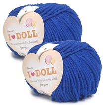 니뜨 아이돌 실 45g, 38 블루, 2개