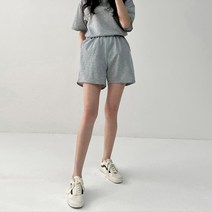 끌레느모네 여성용 데일리 숏팬츠 3부 트레이닝 반바지