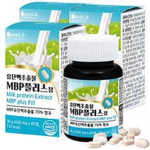 본트비 유단백추출물 MBP 플러스정 36g, 60정, 3개