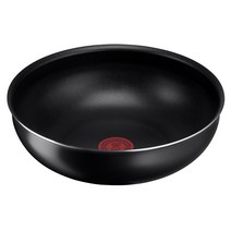 테팔 매직핸즈 이지 쿡앤클린 블랙 앤 레드 볶음팬, 26cm, 1개