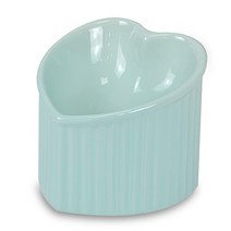 모나지오 반려동물 경사형 러브 도자기 식기, 1개, 민트