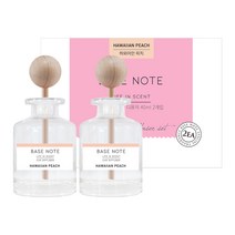 베이스노트 카 디퓨저 40ml x 2p, 1개, 하와이안피치