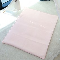화모베이비 소프트 3중직 거즈 커버분리형 사계절 아기 매쉬 매트, 피치핑크
