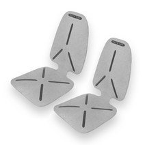 카템 감탄 카시트 보호매트 X6 CT135, 그레이, 2개